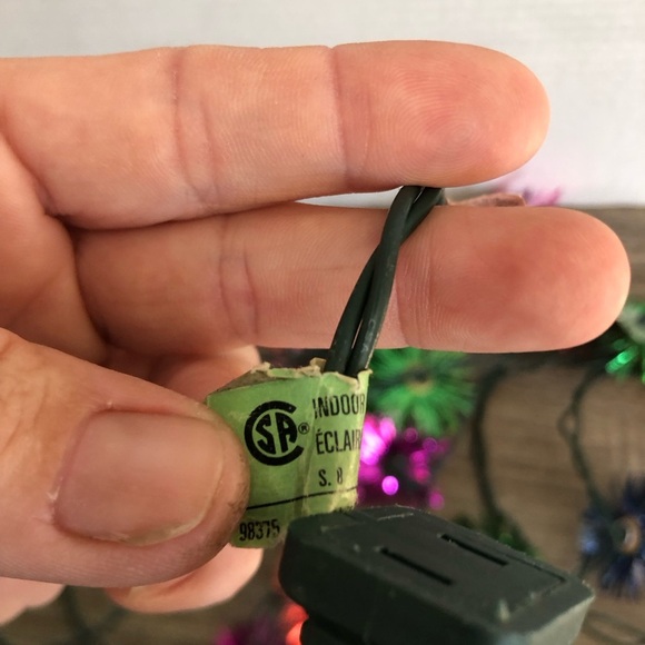 Vtg Multicolour Holiday String Lights with Reflectors - Picture 8 of 8